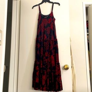 Johnny Was tiered strap midi dress- NWT